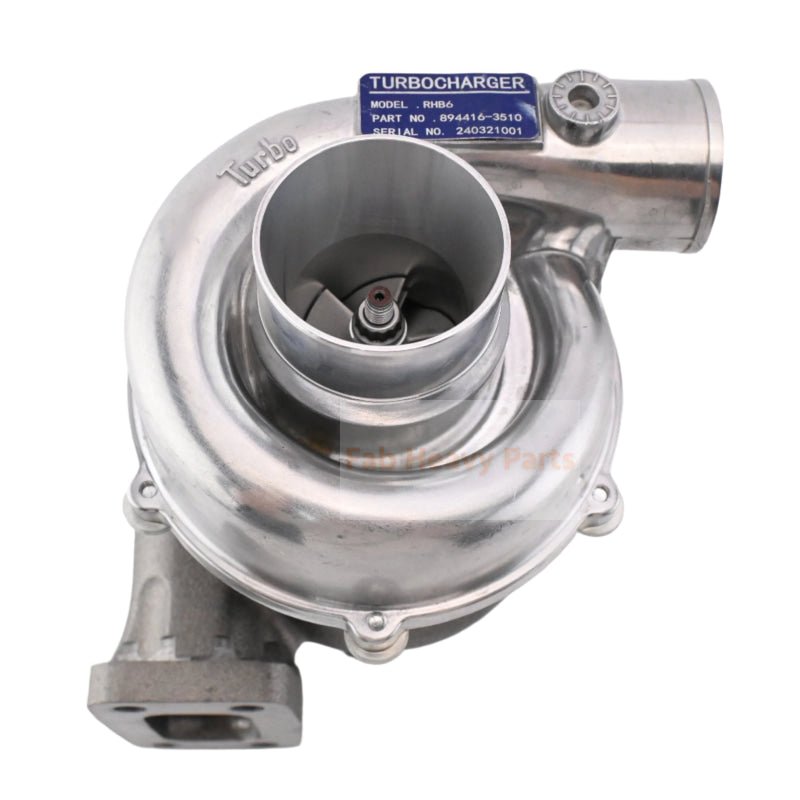 Turbocharger 894416 - 3510 894418 - 3200 for Hitachi EX120 EX150 RX1200 Isuzu Engine 4BD1 - Fab Heavy Parts