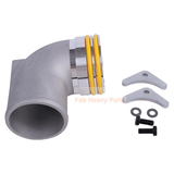 Turbocharger Intake Elbow 7W3144 Fits For Caterpillar 3406B C15 C16 Engine D10N D10R - Fab Heavy Parts