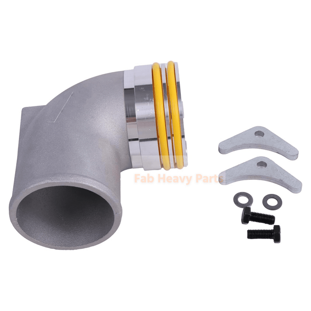 Turbocharger Intake Elbow 7W3144 Fits For Caterpillar 3406B C15 C16 Engine D10N D10R - Fab Heavy Parts