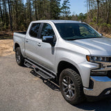 Two Stairs Running Board Compatible with 2007 - 2018 Chevy Silverado GMC Sierra 1500, 2007 - 2019 2500 HD 3500HD, 2019 Limited Crew Cab Drop Step Side Step Nerf Bars - Fab Heavy Parts