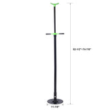 Under Hoist Support Stand 3/4 Ton 1650Lbs Capacity Jack Lifting from 52 1/2 to 74 7/8 Inch - Black+Green - Fab Heavy Parts