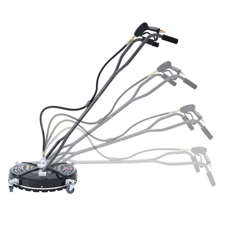 Universal 22" Industrial Plastic Cover Pressure Washer Surface Cleaner for Hot and Cold Water Machine - Fab Heavy Parts