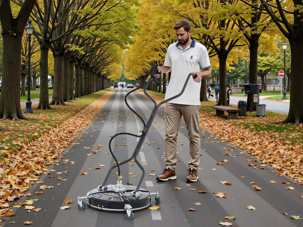 Universal 22" Industrial Plastic Cover Pressure Washer Surface Cleaner for Hot and Cold Water Machine - Fab Heavy Parts