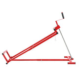 Universal Easy Lawn Mower Lift for Riding Tractors 800 Lbs Capacity 45° Tilt Adjustable - Red - Fab Heavy Parts