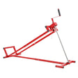 Universal Easy Lawn Mower Lift for Riding Tractors 800 Lbs Capacity 45° Tilt Adjustable - Red - Fab Heavy Parts