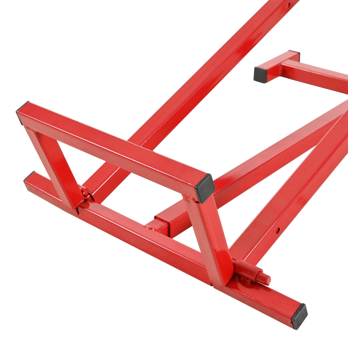 Universal Easy Lawn Mower Lift for Riding Tractors 800 Lbs Capacity 45° Tilt Adjustable - Red - Fab Heavy Parts