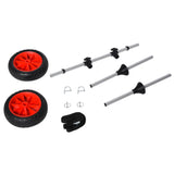 Universal Kayak Cart Trolley Trailer Kayak Wheels with Strong Aluminum Frame Adjustable Width Crossbar Large Tires - Fab Heavy Parts