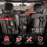 Universal Seat Back Molle Panel Organizer With Gun Holder - Fab Heavy Parts