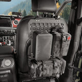 Universal Seat Back Molle Panel Organizer With Gun Holder - Fab Heavy Parts