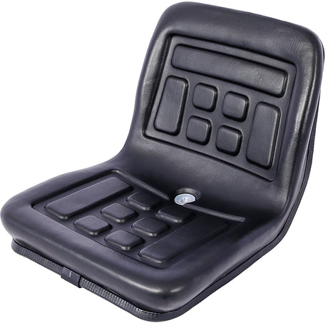 Universal Tractor Seat with a Drain Hole Thickly - Padded Horizontally Adjustable - Black - Fab Heavy Parts