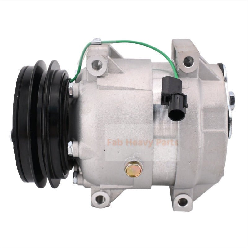 V5 A/C Compressor 11Q6 - 90040 11Q6 - 90041 Fits for Hyundai Excavator HW140 HW160 HW210 HX140L HX160L HX180L - Fab Heavy Parts