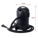 Vacuum Cleaner with 14ft Intake Suction Hose 4 Extension Tubes 3 Vacuum Nozzles a 6.5 Foot Output Hose and a Debris Collection Bag - Fab Heavy Parts