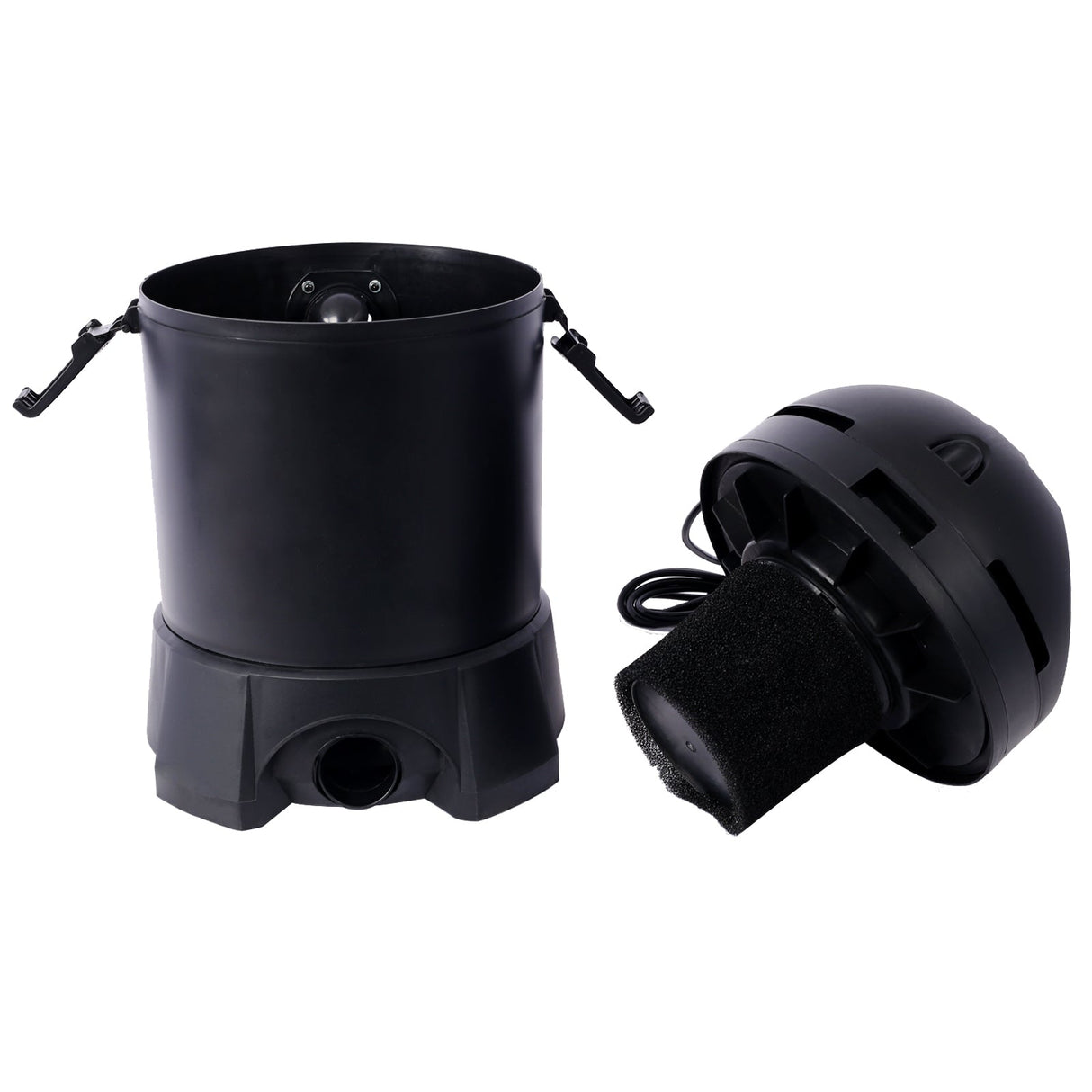 Vacuum Cleaner with 14ft Intake Suction Hose 4 Extension Tubes 3 Vacuum Nozzles a 6.5 Foot Output Hose and a Debris Collection Bag - Fab Heavy Parts