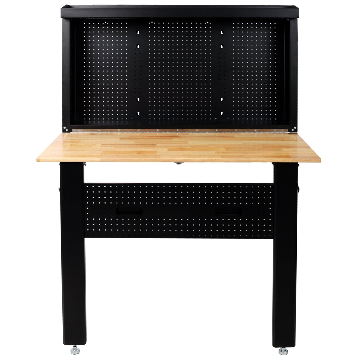Wall Mounted Workbench Robust Space - Saving Foldable Workbench with Work Surface&Pegboard for Tools - Fab Heavy Parts