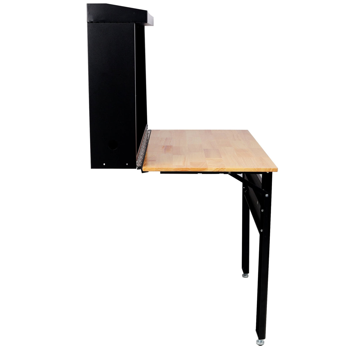 Wall Mounted Workbench Robust Space - Saving Foldable Workbench with Work Surface&Pegboard for Tools - Fab Heavy Parts