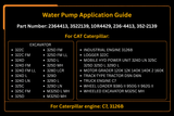 Water pump 2364413 3522139 10R4429 236 - 4413 352 - 2139 10R - 4429 Fits for Caterpillar Grader 120K Loader 950 Excavator 322 324 - Fab Heavy Parts