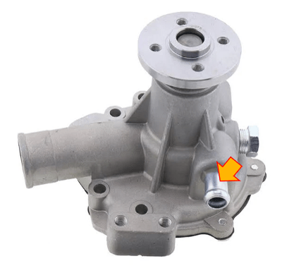 Water Pump 3801345 3580574 for Volvo D2-55 D2-75 MD2010B MD2020B MD2030B MD2040B MS2L-D MS2A-D 120S-D MS2B-R MS2A-E MS2L-E - Fab Heavy Parts