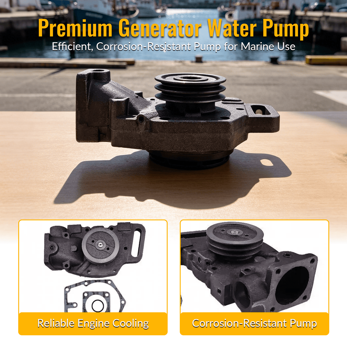 Water Pump 3801715 3801784 for Cummins Engine NT855 855 NH855 N310 NTC335 NTC350 - Fab Heavy Parts