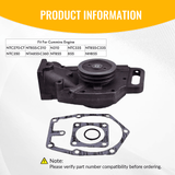 Water Pump 3801715 3801784 for Cummins Engine NT855 855 NH855 N310 NTC335 NTC350 - Fab Heavy Parts
