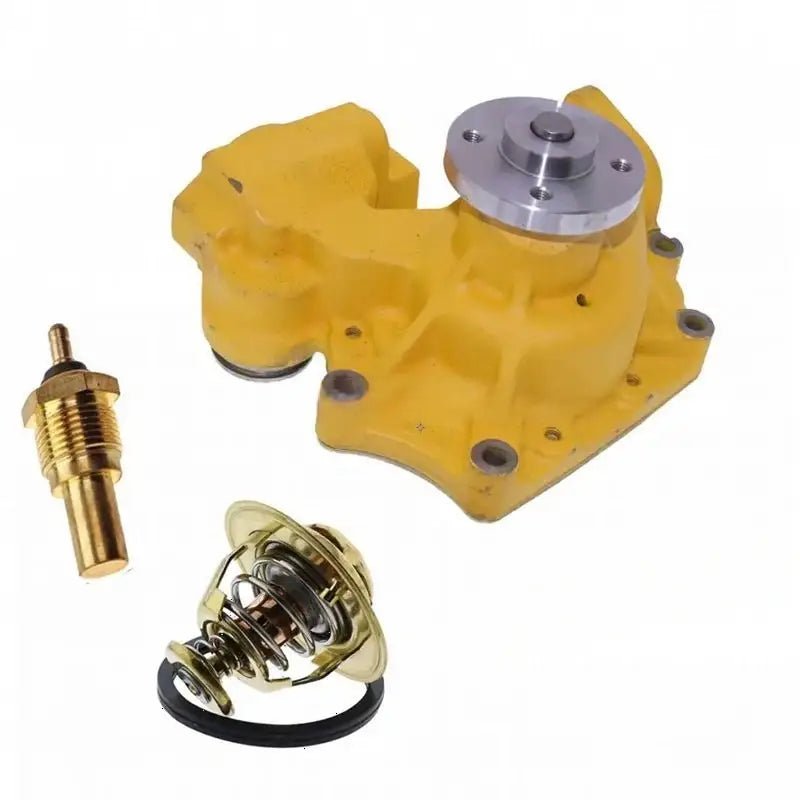 Water Pump & Thermostat & Sensor for Komatsu Engine 4D95 Dozer D20 - 6 D21 - 6 D20 - 7 D21A - 6 - Fab Heavy Parts