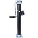 Weld - On Pipe - Mount Swivel RV Trailer Jack 5,000 lbs. 15 - 1/2 Inches Vertical Travel Black - Fab Heavy Parts