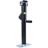 Weld - On Pipe - Mount Swivel RV Trailer Jack 5,000 lbs. 15 - 1/2 Inches Vertical Travel Black - Fab Heavy Parts