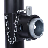 Weld - On Pipe - Mount Swivel RV Trailer Jack 5,000 lbs. 15 - 1/2 Inches Vertical Travel Black - Fab Heavy Parts