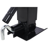 Weld On Trailer Jack 12,000 lbs. Capacity Sidewind Crank No Mount Square Tube 26 Inch Travel Heavy - Duty Square Tube - Fab Heavy Parts
