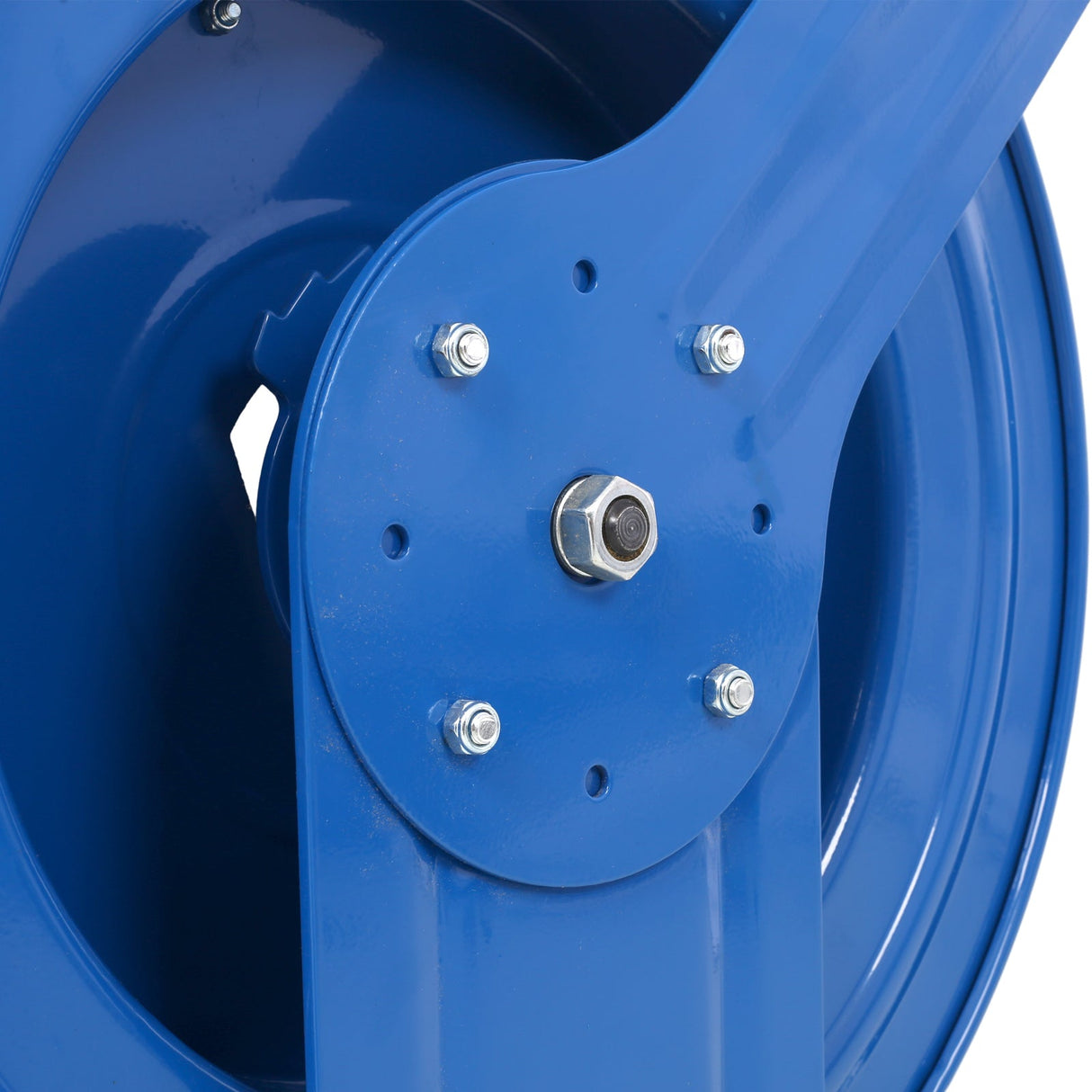 Welding Hose Reel Retractable 1/4 Inch x 100 Foot Twin Oxygen Acetylene Rubber STD Max 200PSI Heavy Duty Industrial Single Arm Construction - Fab Heavy Parts