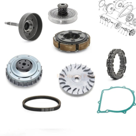 Wet Clutch Shoe Housing Primary Sheave Gasket 3B4 - 17606 - 00 - 00 Fits for Yamaha Kodiak 700 YFM700 2019 - 2023 - Fab Heavy Parts