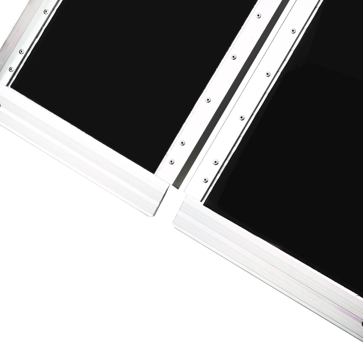 Wheel Chair Ramp 10ft Aluminium Threhold Portable and Foldable 600 Lbs Capacity Non - Skid Surface Two Separate Pieces with Bag - Fab Heavy Parts