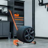 Wheel Dolly 330 LBS Heavy Duty Adjustable Rolling Tire Dolly for Tires Ranging from 6.5 to 31.5 Inches - Fab Heavy Parts