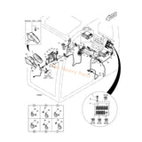 Wire Harness 310207 - 00417B 310207 - 00417C 310207 - 03191A for Doosan Daewoo DX220AF DX220A DX225LCA DX300LCA DX340LCA Excavator - Fab Heavy Parts