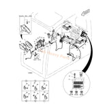 Kabelbaum 310207-00417B 310207-00417C 310207-03191A für Doosan Daewoo DX220AF DX220A DX225LCA DX300LCA DX340LCA Bagger