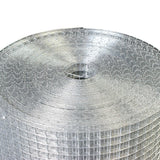 Wire Mesh Fence Roll 60inx50ft, 1/2inchx1/2inch 19GA Galvanized Steel Poultry Netting, Vinyl Coating Metal Wire Hardware Cloth Fence for Garden Yard Animals Plants Protection, Silver - Fab Heavy Parts