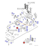 Faire du faisceau de câbles 203-06-71731 203-06-717310 ajustement pour l'excavatrice Komatsu PC130-7 PC130F-7