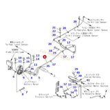Fais de câblage 207-06-71110 207-06-7114 Fits pour l'excavateur Komatsu PC360-7 PC300-7 PC350LC-7 PC350-7 PC300LL-7L
