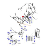 Wiring Harness 207 - 06 - 76511 Fits for Komatsu Excavator PC350HD - 8 PC350LC - 8 PC300LC - 8 PC300HD - 8 - Fab Heavy Parts