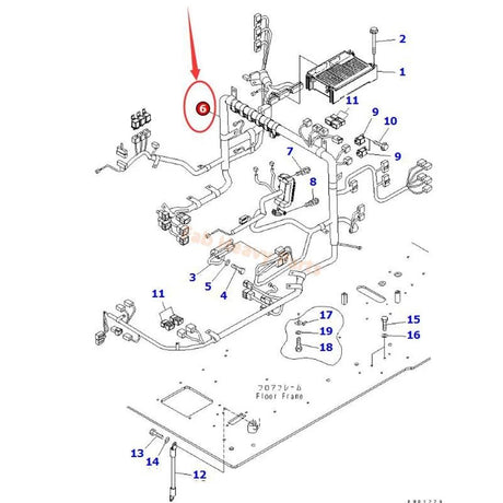 Wiring Harness 20Y - 06 - 31240 20Y - 06 - 71526 Fits for Komatsu PC210 - 7K PC210LC - 7K PC230NHD - 7K PC240LC - 7K PC290LC - 7K PC340LC - 7K PC380LC - 7K - Fab Heavy Parts