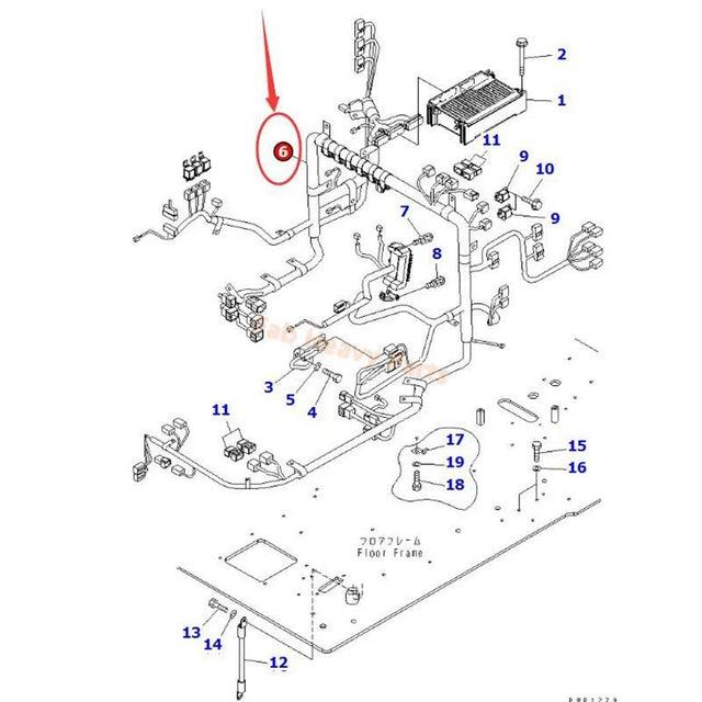 Wiring Harness 20Y - 06 - 31240 20Y - 06 - 71526 Fits for Komatsu PC210 - 7K PC210LC - 7K PC230NHD - 7K PC240LC - 7K PC290LC - 7K PC340LC - 7K PC380LC - 7K - Fab Heavy Parts