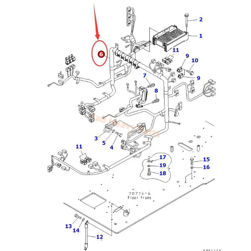 Wiring Harness 20Y-06-31240 20Y-06-71526 Fits for Komatsu PC210-7K PC210LC-7K PC230NHD-7K PC240LC-7K PC290LC-7K PC340LC-7K PC380LC-7K