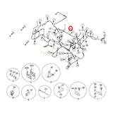 Cablaggio 4460122 per escavatore Hitachi ZX330-3G ZX330LC-3G ZX350H-3G ZX350LCH-3G