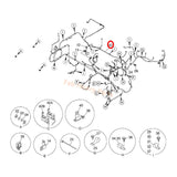 Wiring Harness 4460122 for Hitachi Excavator ZX330 - 3G ZX330LC - 3G ZX350H - 3G ZX350LCH - 3G - Fab Heavy Parts
