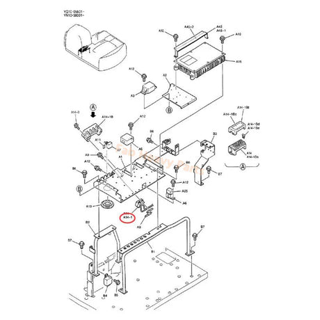 Wiring Harness YN14E01082P1 for Kobelco Excavator SK200 - 6ES SK200LC - 6ES - Fab Heavy Parts