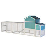 Wooden Chicken Coop with Nesting Box and Free - Range Door All - Weather Asphalt Roof Sliding Tray - Fab Heavy Parts