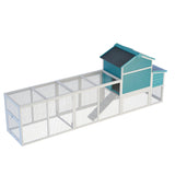 Wooden Chicken Coop with Nesting Box and Free - Range Door All - Weather Asphalt Roof Sliding Tray - Fab Heavy Parts