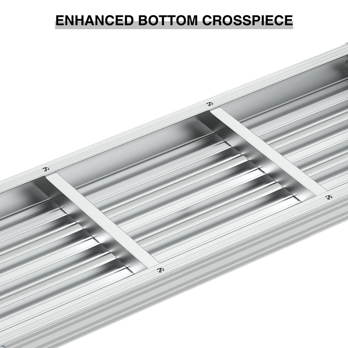 Work Platform Aluminum Portable Bench Folding Ladder ANSI Capacity 225 LBS 40" - Grey - Fab Heavy Parts