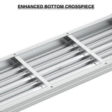 Work Platform Aluminum Portable Bench Folding Ladder ANSI Capacity 225 LBS 40" - Grey - Fab Heavy Parts