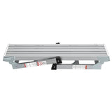 Work Platform Aluminum Portable Bench Folding Ladder ANSI Capacity 225 LBS 40" - Grey - Fab Heavy Parts