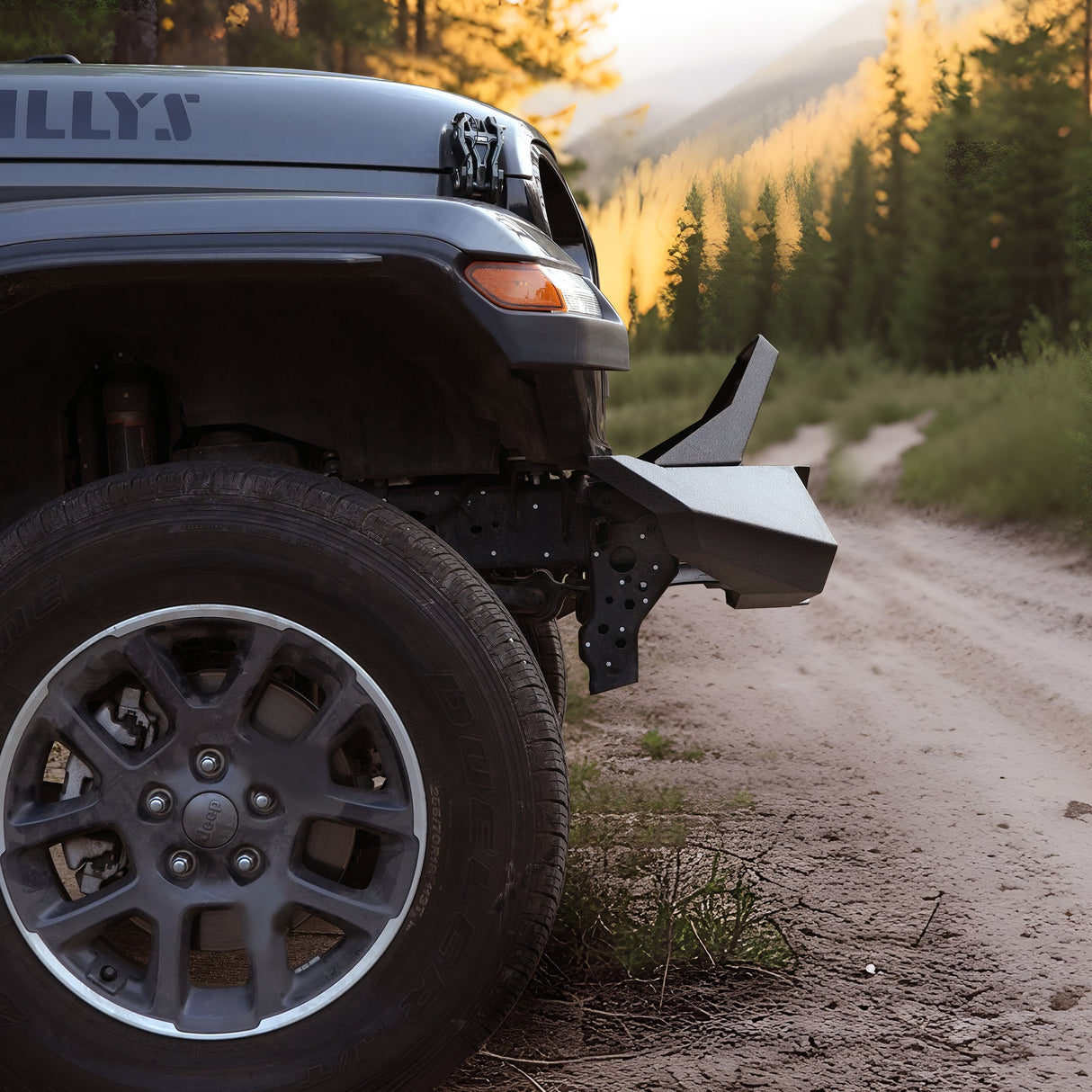 X Style Front Bumper with Winch Plate Fits for Wrangler JK (2007 - 2018) Textured Manganese Steel Construction - Fab Heavy Parts